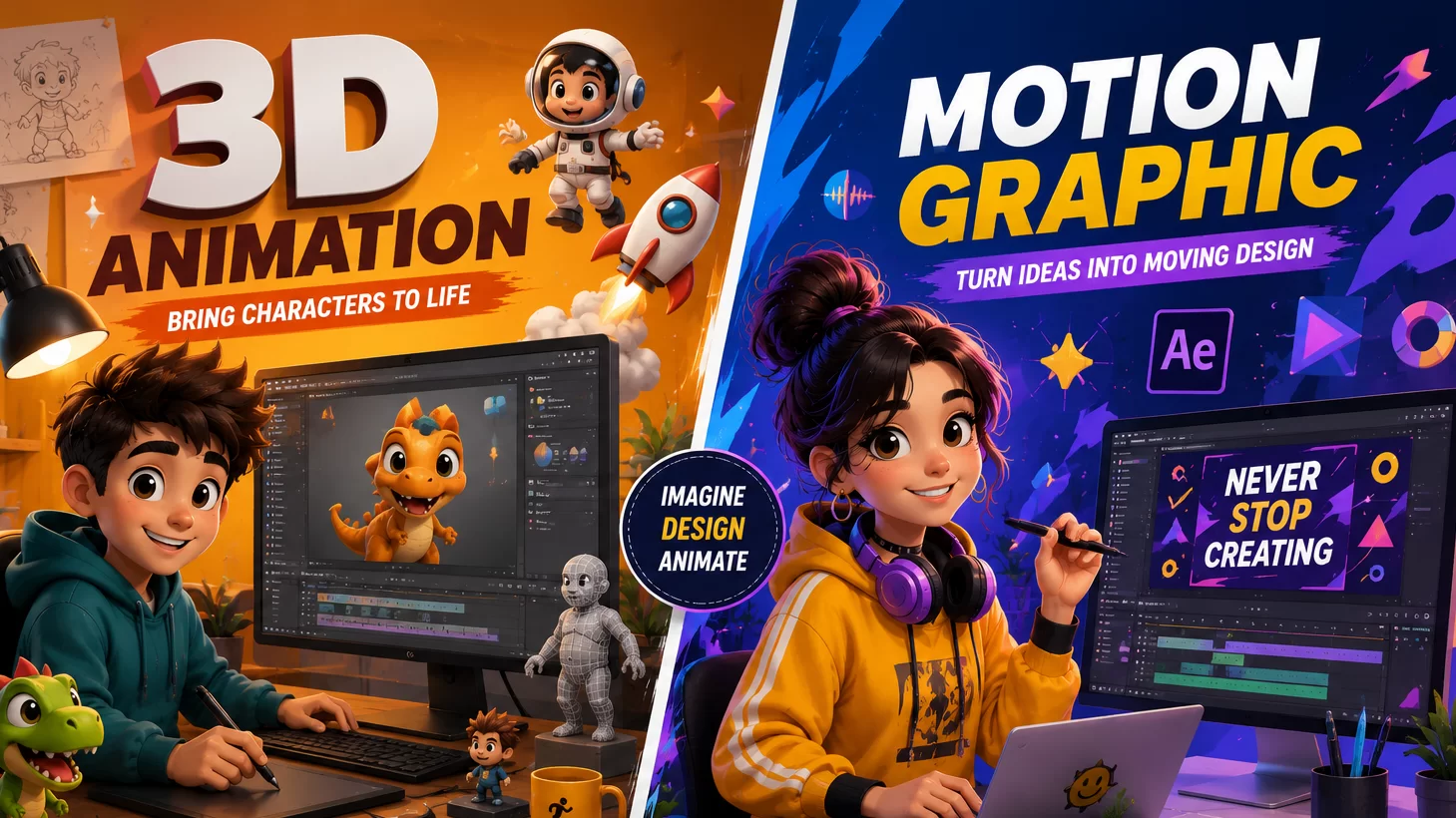 3d Animation And Motion Graphic